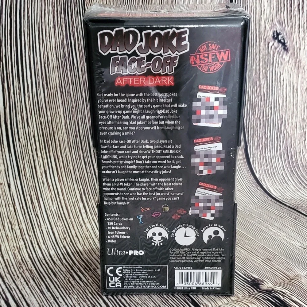 Dad Jokes Face-Off Game, After Dark‎ Edition, NEW SEALED, Playroom Entertainment